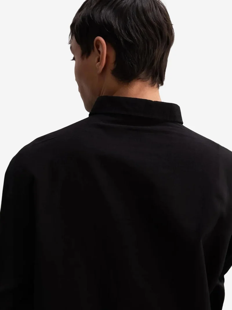 Giesto Black GIESTO Cotton Oversized Button-Up Shirt for Men | Best Price UAE